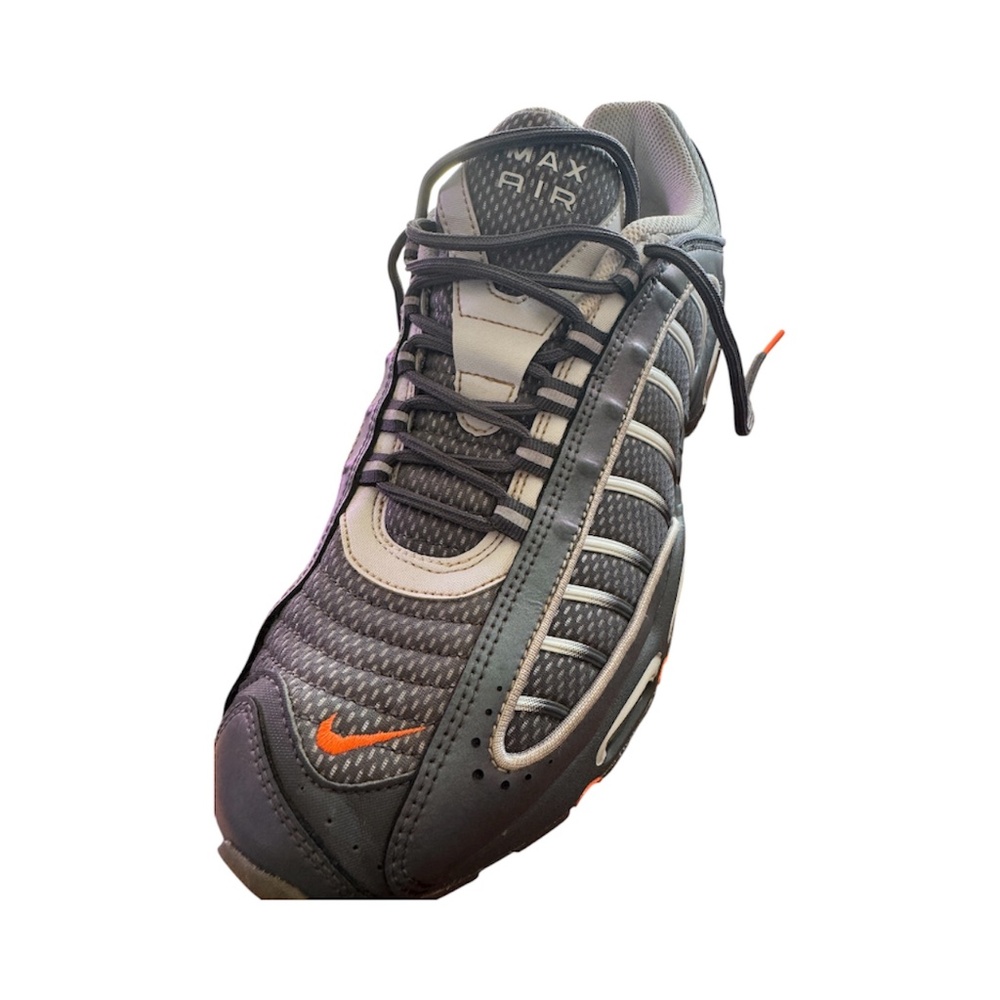 Nike Men’s Air Max Tailwind IV in Black and Gray with Orange Accents